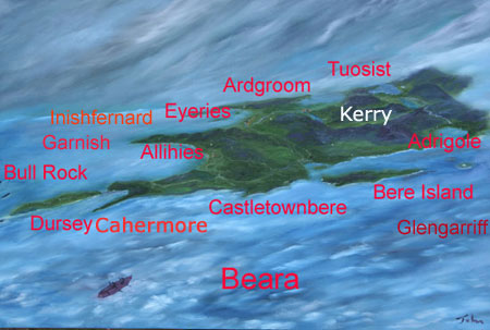 Beara Map