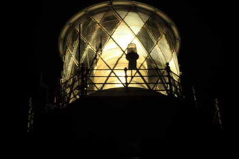 Lantern at night