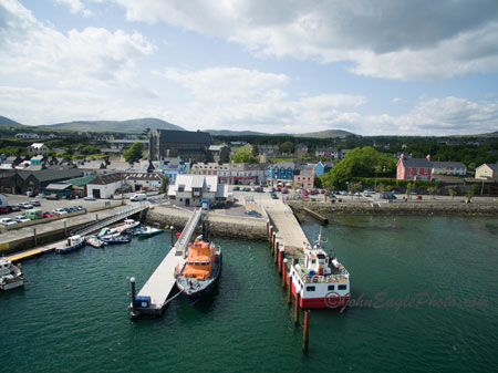 The RNLI building with Annette Hutton