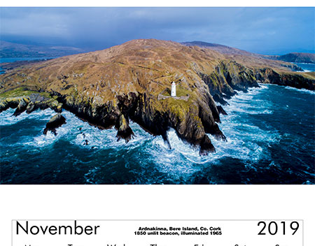 Irish Lighthouse calendar 2019
