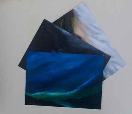 Oil painting postcards
