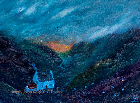 Passing storm oil on canvas
